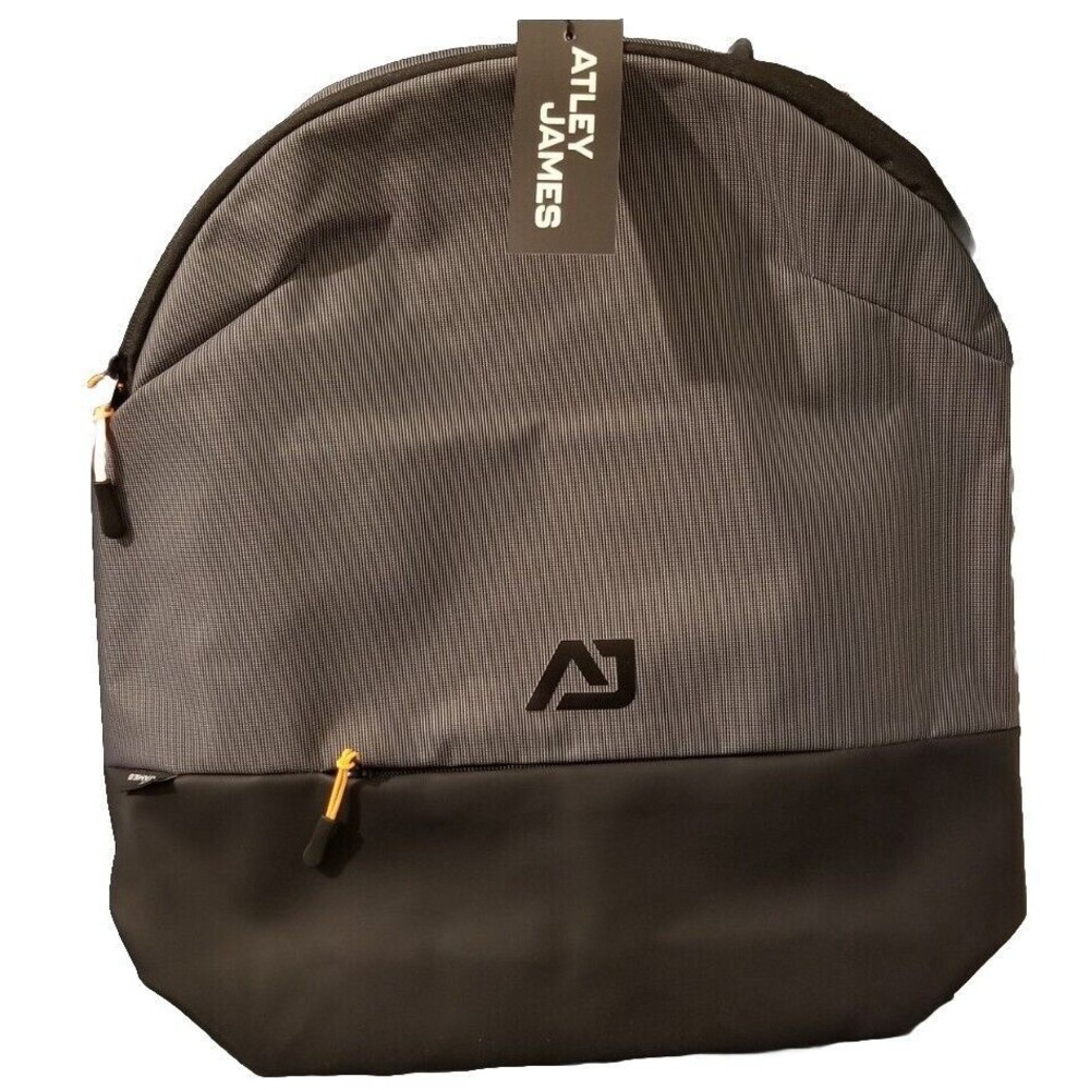 Atley James -Backpack -large zipped compartment/separate laptop pocket (15")